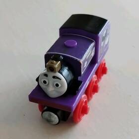 Dfx21 Thomas & Friends And Roll Nft Whistle Charlie Train Engine Purple Red