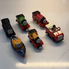 H49a Thomas & Friends And Take-n-play Train Boat Car Lot