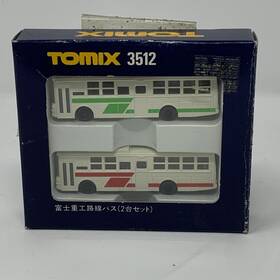Tomix 904810035121 N Scale 1 160 #3512 2 Pack City Bus Open Box