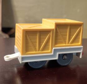 C-020 Tomy Plarail Cargo Wagon Rolling Stock With Crates N 1 160 Dc Analog