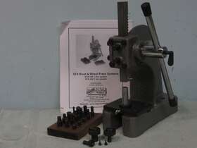 Stx-160 Toy Train Restoration Products Stx-160- Rivet Press System Arbor 15 Tools Turbine Wheel Cups Axle Tool