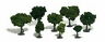 Tr1071 Woodland Scenics Green Decid Realistic Trees Pack Of 724771010715
