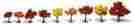 Tr1540 Woodland Scenics Fall Mix Trees 1-1 4 3 9 724771015406