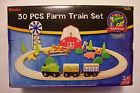 38622 Train Set 30 Factory 3 Wooden Pieces Farm Box. Ages Compatable