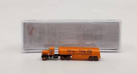 55122 Trainworx Inc. N Peterbilt 351 Tractor With Gasoline Tank Trailer Ln/box
