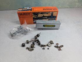 931-513 Ulrich Used Ho Scale Van Trailer With Kenworth Tractor Garrett Kit Read