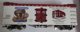 Bbx2000 Usa Trains Copperhead Bbx Premium Ale Oklahoma City G Scale Preowned Freight Car