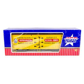 R-1693 Usa Trains G Scale Kansas City Armour Packing Beef Refrigerator Car