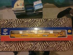 R17109 Usa Trains Intermodal Flat Car - Yellow Dttx