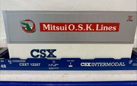R17130 Usa Trains # Intermodal Car Csx With Containers
