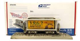 1862 Usps 400985300704 Hannibal And St. Joseph First Railway Post Office Ex/box