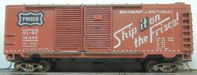 151170 Varney Ba-103 Vintage Frisco 40ft Dd Steel Boxcar Rtr St Kds Car # Item