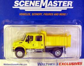11632 Walthers Rtr Ho 1/87th 2001 International 4300 Crew Cab Dump Truck Yellow Bui