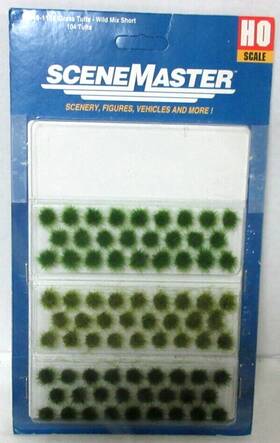 949-1134 Walthers 616374159703 Ho Scale Scenemaster Wild Mix Short Tufts 1 Row Gone
