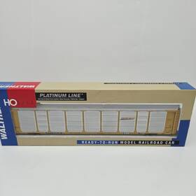 820783 Walthers 616374172474 Platinum 89ft Thrall Tri-level Auto Carrier Bnsf Power Bar