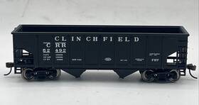 931-1840 Walthers Ho Scale Trainline Clinchfield Crr 52492 Coal Hopper Loose