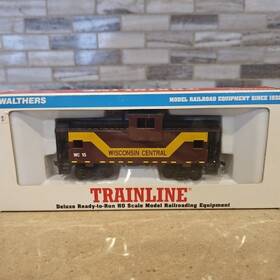 931-518 Walthers Vtg Trainline Ho Wisconsin Central Wide Vision Caboose # Wc 15