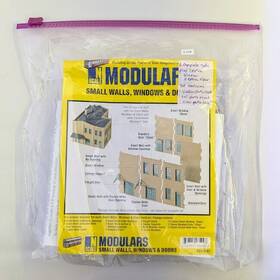 933-3281 Walthers Bag Of Small Walls Windows And Doors N Scale Cornerstone Modulars