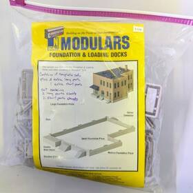 933-3283 Walthers Bag Of Foundation And Loading Docks N Scale Cornerstone Modulars