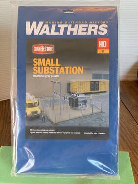 933-4175 Walthers Ho Small Substation Unopened