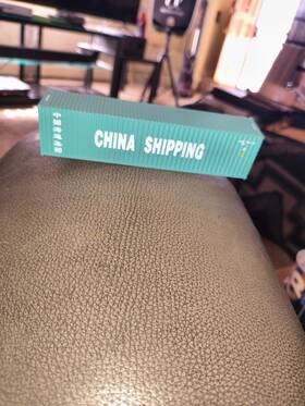 949-8256 Walthers 40ft Hi Cube Corrugated Side Container - China Shipping Ho Scale