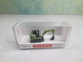 94606 Wiking Used N Scale Mini-bagger Hr 18 Excavator Green Read Description