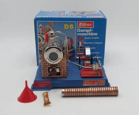 Wilesco 009807000608 D6 Live Steam Engine Ln/box