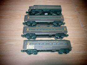 9624 Williams No.9624 Pennsylvania Powered Diesel Locomotive And 3 Pen.passenger Cars