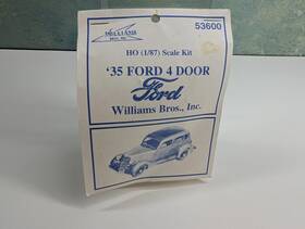 53600 Williams Bros Ho Scale 35 Ford 4 Door Kit Read