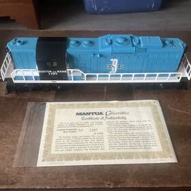 Gp9-202 Williams #202 B And M Blue Gp-9 Diesel Locomotive Display Model