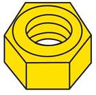 Woo884 Woodland Scenics Hex Nuts 724771008842