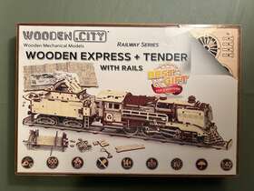 Wooden City 906874128473 Mechanical Model Railway Series Express And Tender Nib