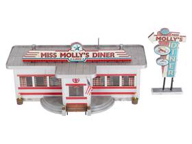 Br5870 Woodland Scenics O Built-n-ready Miss Mollys Diner Ex