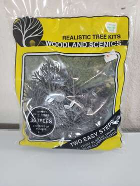 Wds1101 Woodland Scenics Tr1101 1101 36 Trees 3 Shades Foliage 3/4 To Inch O Gauge Train Land