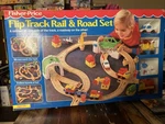 Fisher Price Flip Track Rail & Road Set 1991 Sealed Vintage (box Wear). Fixed Price $199.00.