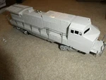 Mth Scale Sample Undecorated Dash Diesel Locomotive 13 1/2" Long Tlc. Fixed Price $125.00.