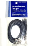 Miniatronics Incandescent Lamps 18-028-20 14V 80MA 5.5 Mm Dia Pieces Nip. Fixed Price $45.95.