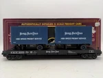 Mth 20-90002D Gauge Nickel Plate Road Flatcar W/ 20' Trailers #2004 Ex/box. Fixed Price $89.99.