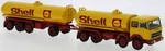 Brekina New Ho 1/87 Fiat 8-AXLE "millipede" Tractor Trailer Fuel Tanker Shell. Fixed Price $49.99.