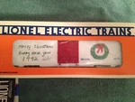 Lionel 1992 Employee Christmas Car Mint Condition...very Rare. Fixed Price $229.99.