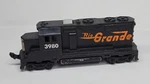 Vintage 1983 Mattel Rio Grande Locomotive #3980 Pop-up Engineer Train Hong Kong. Fixed Price $9.99.