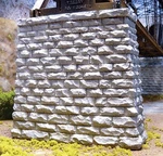 Chooch Enterprises Cut Stone Rectangular Bridge Pier PKG(2) 2-1/8 X 11/16 9831. Fixed Price $19.98.