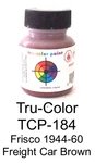 Tru-color TCP-184 Slsf Frisco Freight Car 1944-60 Brown Oz Paint Bottle. Fixed Price $8.49.