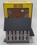 Mth 30-9024 Gauge Assembled Row House With Porch Gray W/red Shutters Ln/box. Fixed Price $39.99.