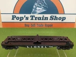 Lionel O/027 Gauge Post War Early Automobile Flat Car #6424 1956-1957. Fixed Price $24.50.