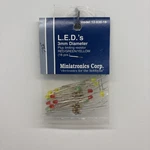 Miniatronics Leds 3MM Rd/grn/ylw 18/ (18) - #1203018. Fixed Price $10.99.