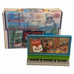Lefton Lighthouses- Campbell Kids Billboard 6.25" #01603 In Box. Fixed Price $14.95.