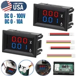 2 Dc 100V 10A Voltmeter Ammeter Led Dual Amp Voltage Current Gauge. Fixed Price $10.69.