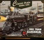 Train Model Toys Electric Rail Classical Steam Smoke Track Set. Fixed Price $60.00.