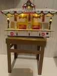 Coca Cola Hawthorne Village Train Accessory Passenger Depot Snow Lighted Coa. Fixed Price $38.99.